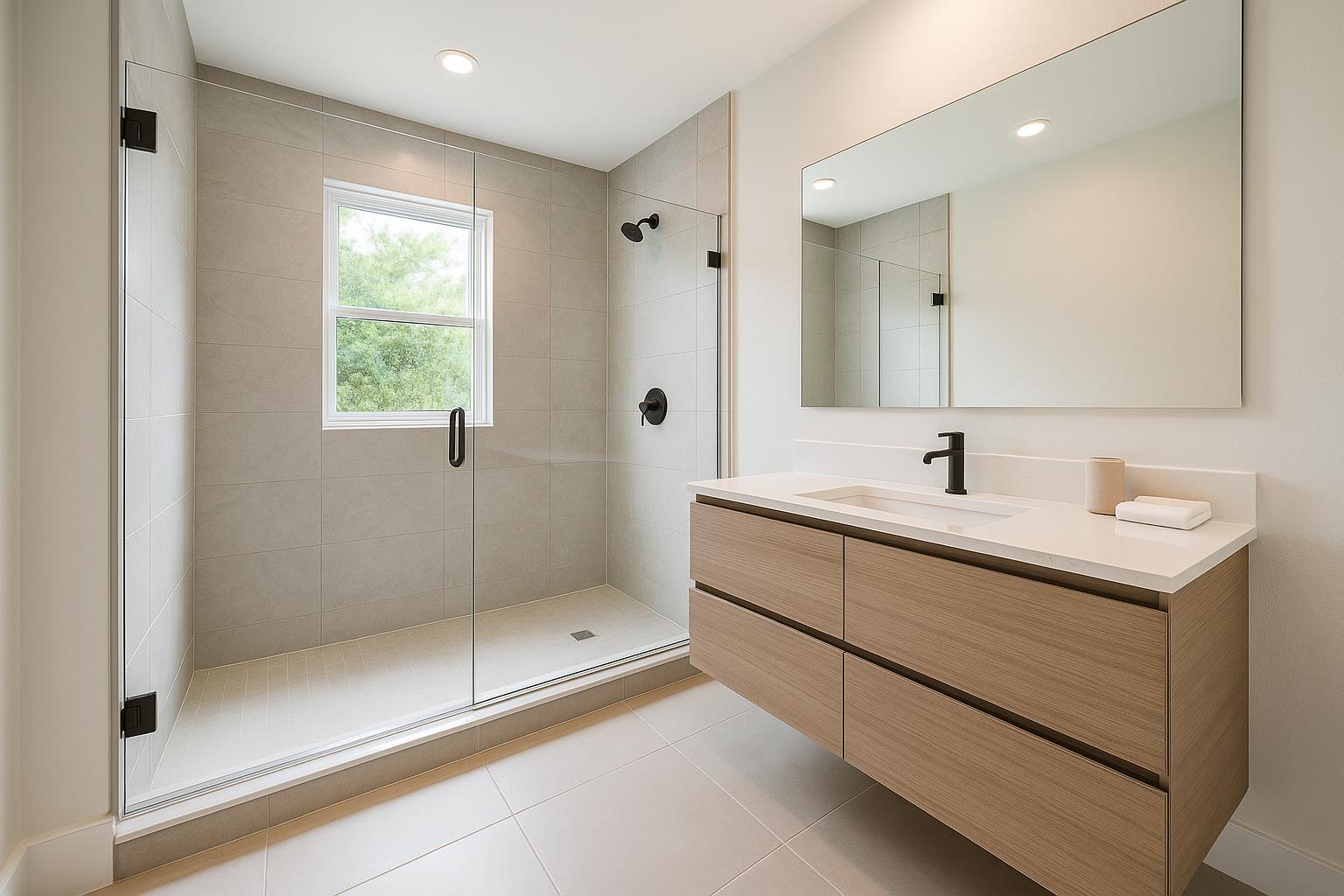 Bathroom Remodeling service by Rosewood House Construction